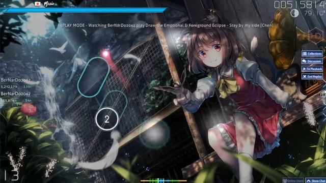 osu! - Stay By My Side Draw the Emotional & Foreground Eclipse // -Milhofo- - Chen смотреть онлайн