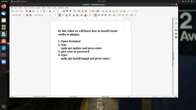 How to install visual studio VS Code in ubuntu 20.04 / Linux смотреть онлайн