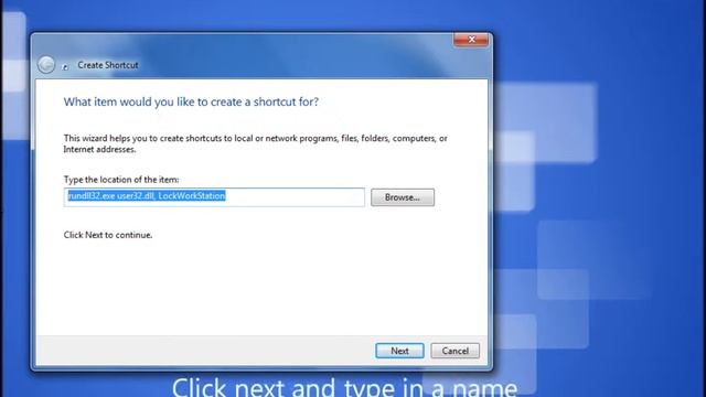 How to create a shortcut to lock your PC смотреть онлайн