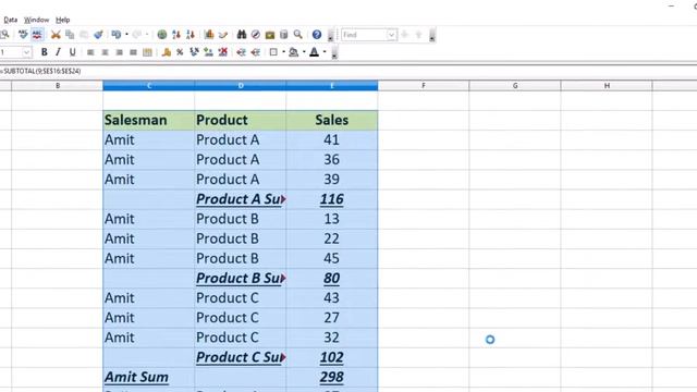 Subtotals in 4 Minutes | Class 10 IT | ELECTRONIC SPREADSHEET (Advanced) | Code 402 | Unit 2 смотреть онлайн