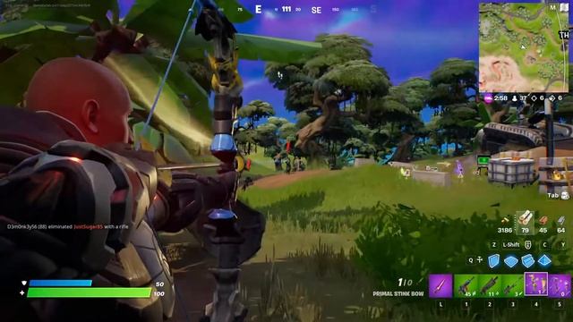 Completing Bownanza Week Challenges in Fortnite смотреть онлайн