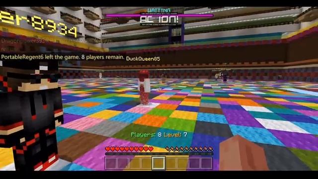 Minecraft windows 10 edition-MINI GAMES(Block party) смотреть онлайн