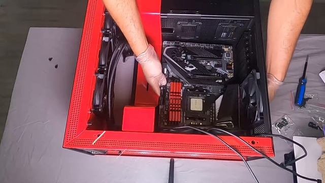 Building Computer AMD Ryzen3950-Kraken Z73-Black Magic Deck Link 8k-NZXT смотреть онлайн