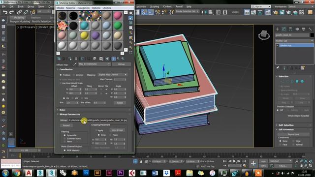 Object Import 3ds max with material applied смотреть онлайн