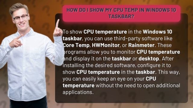 How do I show my CPU temp in Windows 10 taskbar? смотреть онлайн