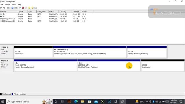 How to create disk partition in windows 10 || easy way смотреть онлайн