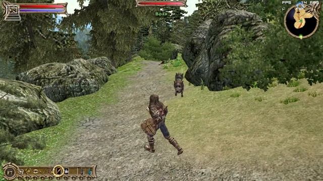 Two Worlds Gameplay ATI Radeon X700 Pro смотреть онлайн