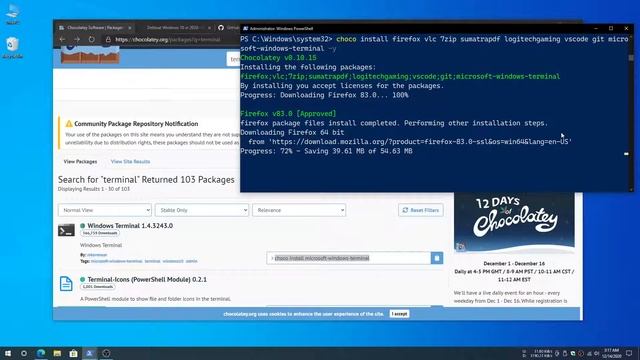 Install Windows 10 Software Using Chocolatey (Command Line) смотреть онлайн