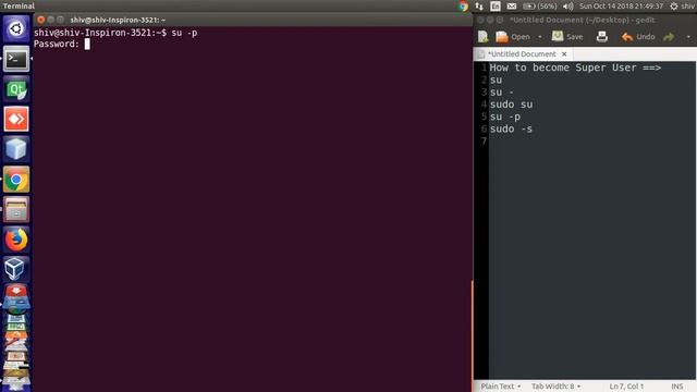 Become super user in Ubuntu смотреть онлайн