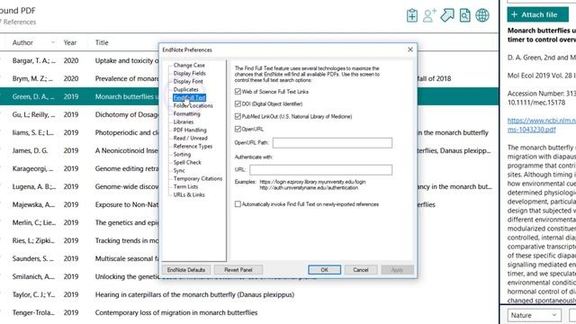 In action: EndNote 20 (Windows) Find Full Text Preferences смотреть онлайн