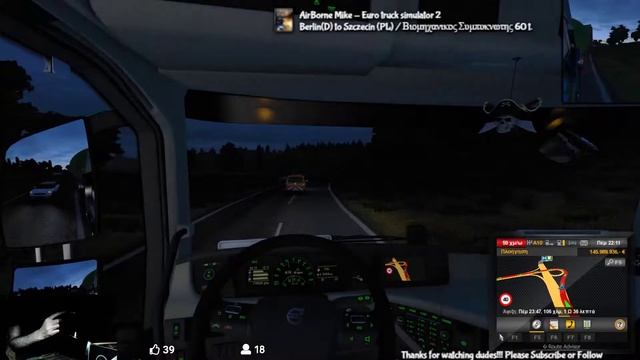 Euro Truck Simulator 2 / Berlin (D) to Szczecin (PL) / Industrial Building Condense 60t смотреть онлайн