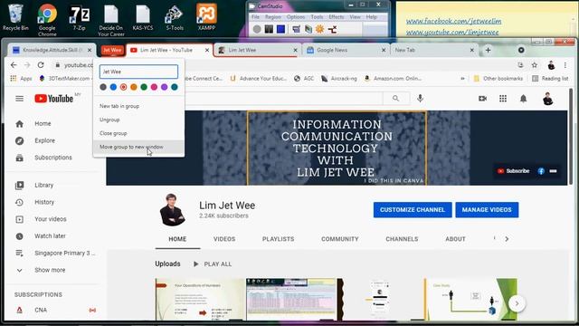 New Google Chrome Desktop Tab Control смотреть онлайн