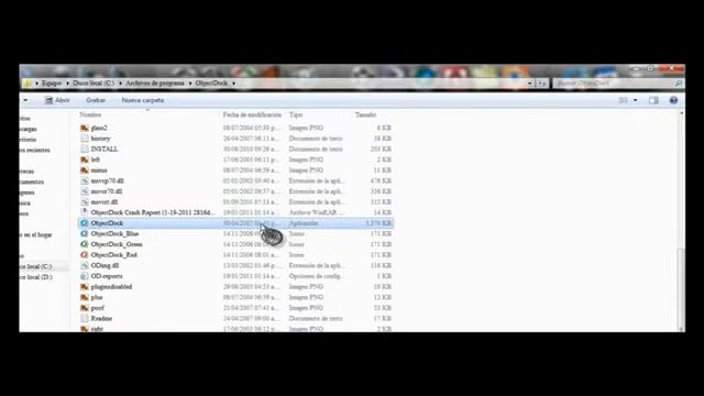 Tutorial ObjectDock - Barra de Accesos directos смотреть онлайн