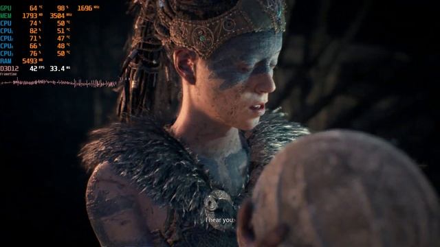 Hellblade Senua's Sacrifice | Custom Settings Rustam TERMENUSMACK | Core i5 - 2320 | GTX 1050 | HDD смотреть онлайн