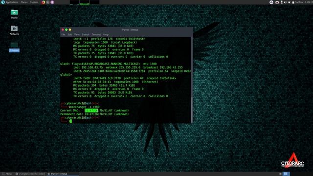 How to change your mac address ? (CYB3RARC) смотреть онлайн