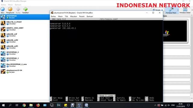 CARA KONFIGURASI ETH0 DAN ETH1 STATIC IP DI UBUNTU 19 04 SERVER смотреть онлайн