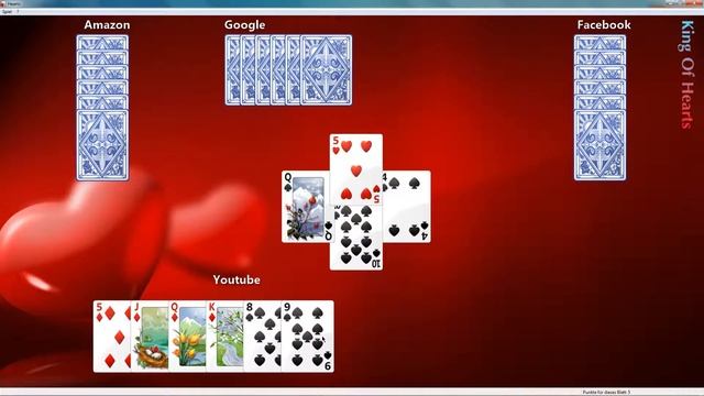 Lets Play Windows Hearts - Game #12 "Keep it rolling" - 3. Round смотреть онлайн