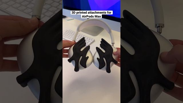 3D printed attachments for AirPods Max. Designed, printed by us. #polygonum #3dprinting #3d смотреть онлайн