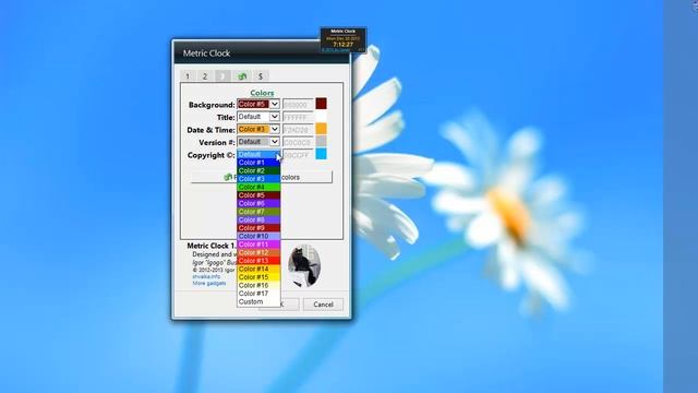 Amazing Metric 1.1 Clock for Windows Desktop смотреть онлайн