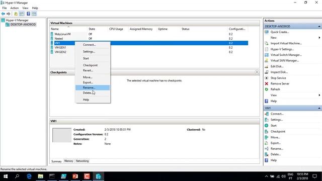 Hyper-V com Windows 10 смотреть онлайн