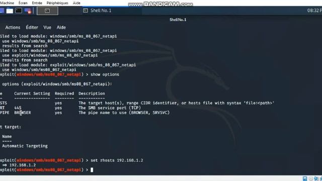 Attaque windows xp via metasploit смотреть онлайн