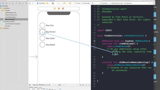CheckBox (Swift 4 + Xcode 9.0)