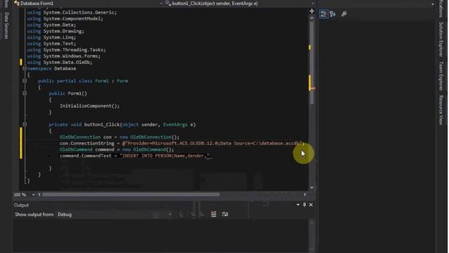 C# Database Access #Insert data into database from form Part1 смотреть онлайн