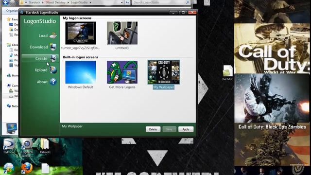 Windows 7 logon background changer смотреть онлайн