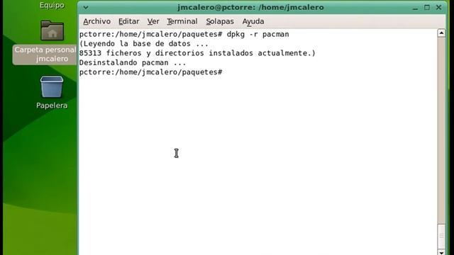 Desintalar un paquete debian (deb) смотреть онлайн