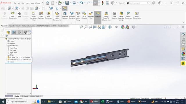 A TUTORIAL IN HOW TO MAKE DRAWER SLIDES IN SOLIDWORKS смотреть онлайн
