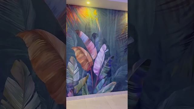 Wallpaper installation work #youtubeshort #homedecor #interiordesign #wallpapers #walldecor #art смотреть онлайн