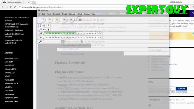 HOW TO GET Audacity TO Record Computer AUDIO Full Version For Free On PC/Mac 2017 - WINDOWS (10/8/7 смотреть онлайн