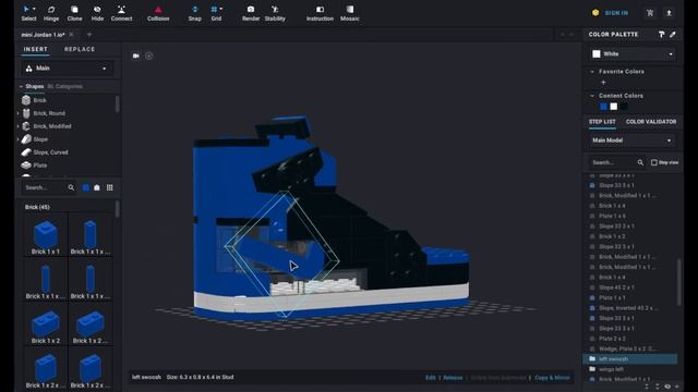 I Made a LEGO Jordan 1 MOC! | AMBR Builds смотреть онлайн