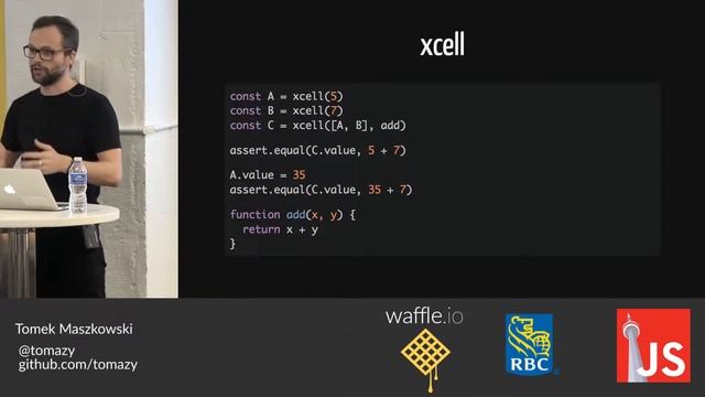 TorontoJS Tech Talk: Tomek Maszkowski - Spreadsheet-like programming in JS with xcell смотреть онлайн