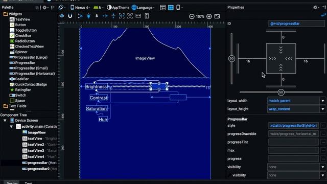 [Android Studio] Constrain Layout Demo смотреть онлайн