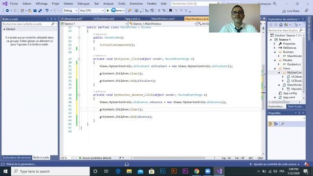 WPF (M.V.VM) - C# .net - Séance 3 - UserControl et DataContext смотреть онлайн