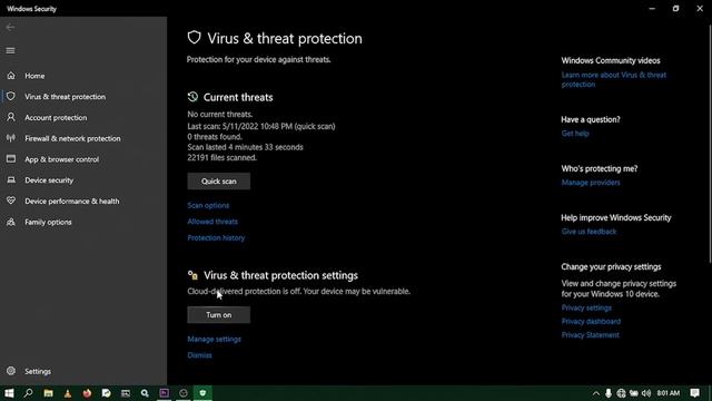 Turn off windows Defender | Win 10 | 1 min смотреть онлайн