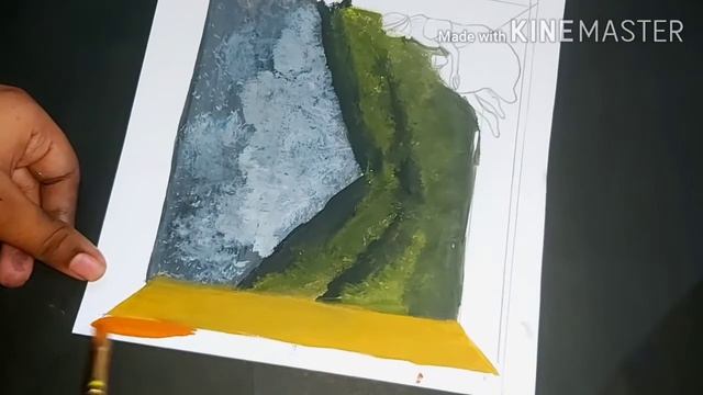How to draw easy rainy season scenery drawing | girl sitting on window смотреть онлайн