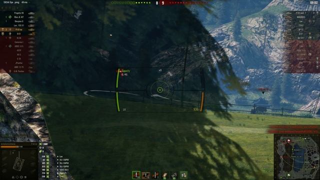 World of Tanks P.43 ter - 9 Kills 4.8K Damage - 1 vs 3 смотреть онлайн