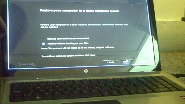 hp dv7 factory restore1 смотреть онлайн