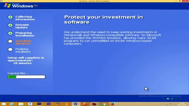 WINDOWS xp edition 64bit telepités (angol verzió) смотреть онлайн