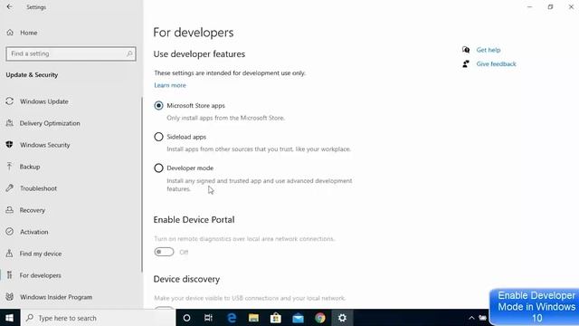 How to Enable Developer Mode in Windows 10 in hindi смотреть онлайн