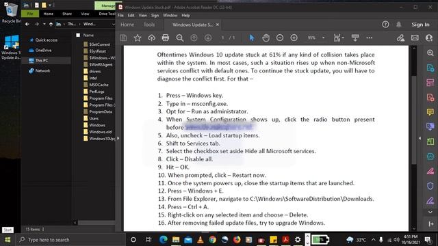 Solved: Windows Update 20H2 Stuck at 61% смотреть онлайн