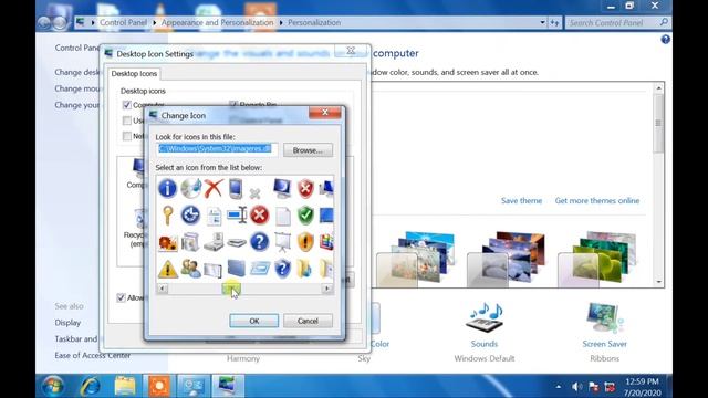How to change Icons, Mouse Pointer, Account Picture смотреть онлайн