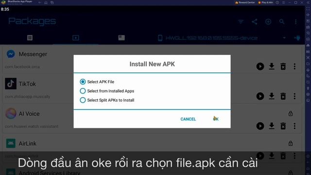 Hướng dẫn cài app.apk cho đồng hồ Huawei 3Pro trên PC - Install app.apk for huwei on PC смотреть онлайн