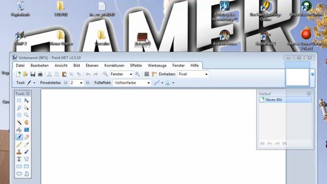 Bild Vekleinern-Vergrößern Via Paint.NET смотреть онлайн