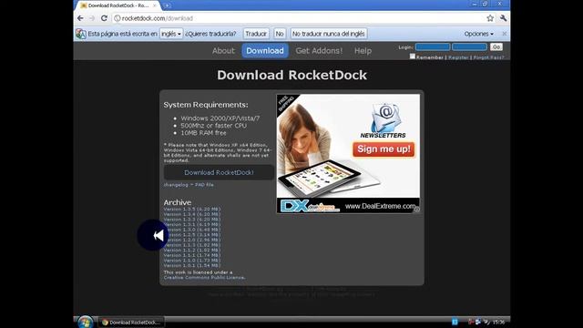 Como Descargar Rocket Dock [MEJOR EXPLICADO] смотреть онлайн