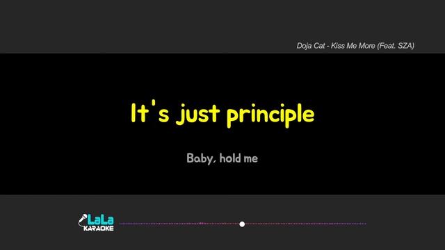 Doja Cat - Kiss Me More (Feat. SZA) KARAOKE смотреть онлайн
