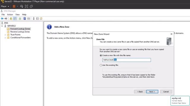 25. Install and set up Primary DNS Server | Create Forward Reserve and PRT record смотреть онлайн