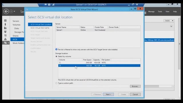 Windows Server 2012 R2 – Installation & Configuration of Microsoft iSCSI Target Server смотреть онлайн